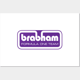 Brabham Formula One Team logo 1973/4 - purple print Posters and Art